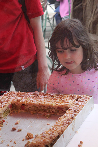 Einfach riesig, die Kuchenstücke
